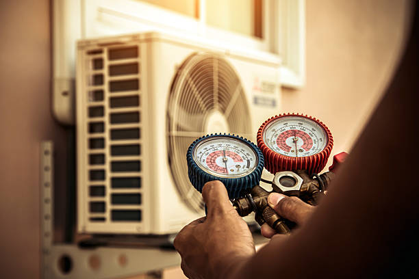 Professional Heat Pump Repair technician working in Wallingford, IA